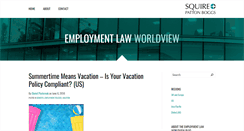 Desktop Screenshot of employmentlawworldview.com