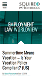 Mobile Screenshot of employmentlawworldview.com
